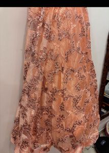 🆕 Peach Bridal Gown