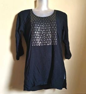 BOGO🎁Buy One Get 1 Free🎁Size Small Black Kurta