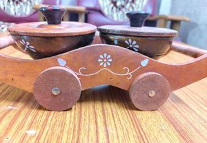 New Unused Wooden Vintage Carriage