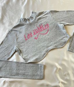 Stylecast X Hersheinbox Grey Crop Top
