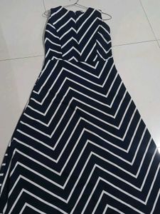 Striped Chevron Maxi Dress