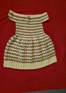 Handmade Crochet Baby Dress