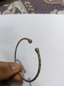Elegant Gold And Silver Bracelet