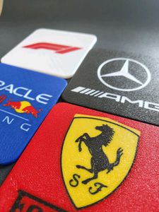 3D printed F1 Team Coasters (Set of 4)