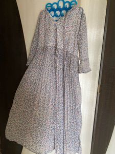 Floral Pleated Dress