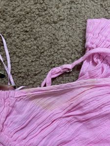 Pink Crop Top