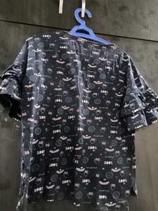 Minnie Mouse Playful Sequins Top For Girls
