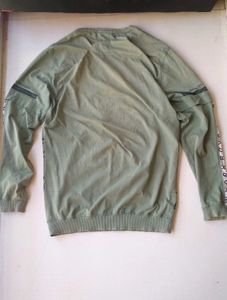 FULL SLEEVE ROUND NECK T SHIRT [Mens] Lite Olive