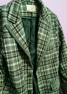Plaid Blazer Jacket