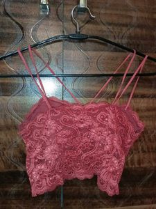 Red Lace Bralette