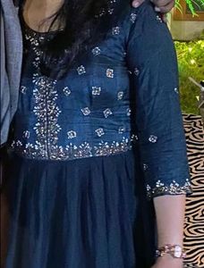 Dark Navy Blue Gown
