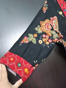 Floral Print Kurta