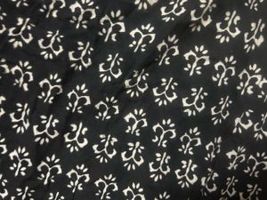 Black &amp; White Print Chudidhar Set