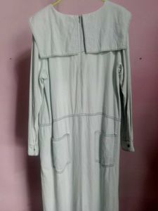 Denim Long Dress M To L Size