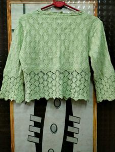 Crochet Knit Cardigan