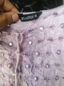 Lavender Embellished Maxi Dress