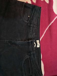 Black Wash Denim Jeans