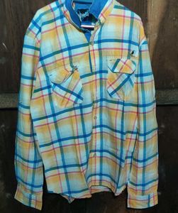 Vintage Plaid Flannel Shirt