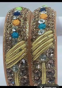 Sparkling Embellished Bangles
