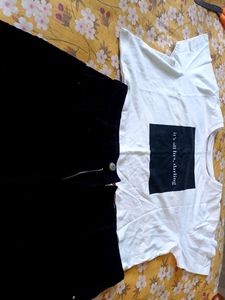 New Trendy Short Skirt And Top Combo