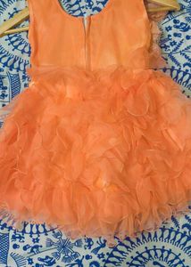 Orange Baby Dress