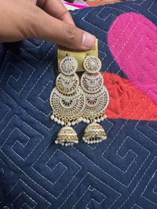 Long Jhumka Style Earing