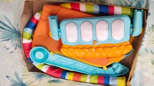 Baby Activity Gym... piano game.. new hai... 1 mon