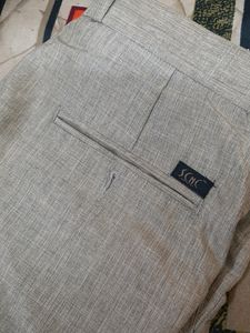 Grey White Khaki Nude Formal Pant Size 32 Branded
