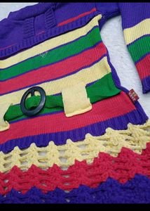 Woolen Frock3,4 Year