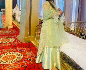 Elegant Mint Green Ethnic Gown