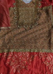 Peach Indian Outfit