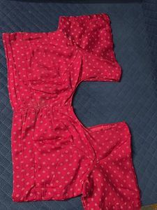 Beautiful pink saree with blouse