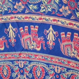 Rajasthani Print Cotton Anarkali Dress