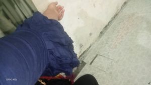 Blue Embroidered Kurti