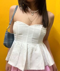 Kees White Tube Top