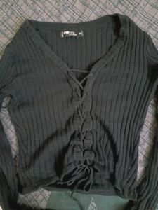 Black Long Sleeve Top