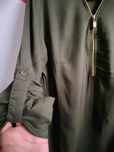 Olive Green StalkBuyLove Short Dress