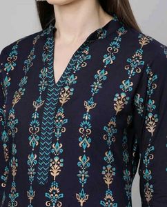 BLUE STRAIGHT KURTI 💙