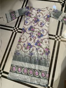 Rakhi Special Hakoba Kurti With Grey Pant