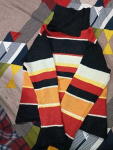 Striped Knit Sweater