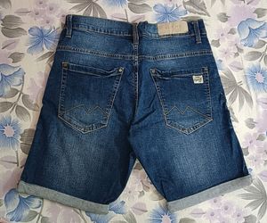 Denim Blue Shorts For Women (M)💙