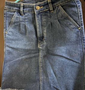Denim Mini Skirt