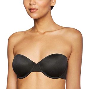 Black Strapless Bra