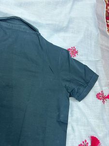 Green Half Sleeves Shirt