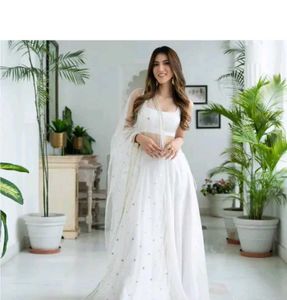 Elegant White Lehenga Choli
