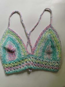 Crochet Pastel Bralette Top