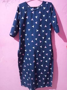 Triangle Print Dress Not Used