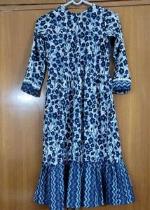 Floral Print Midi Dress Girls Clothing 10-12 years