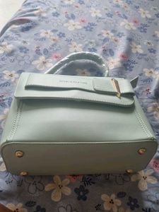 Elegant Handbag Pista Green Color