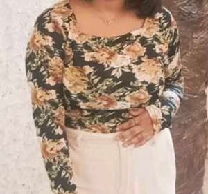 Floral Long Sleeve Top